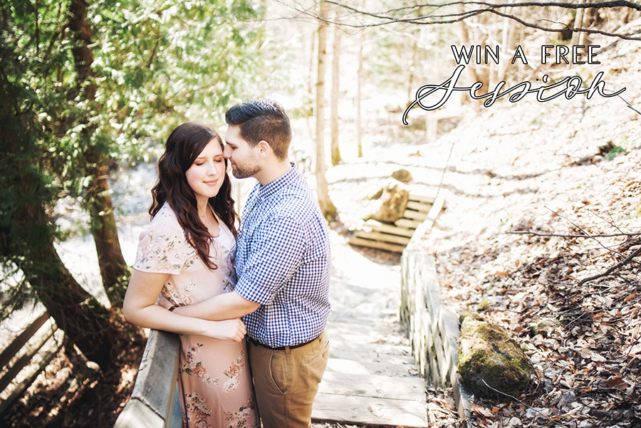 Win a free engagement session with Intrigue Photography!