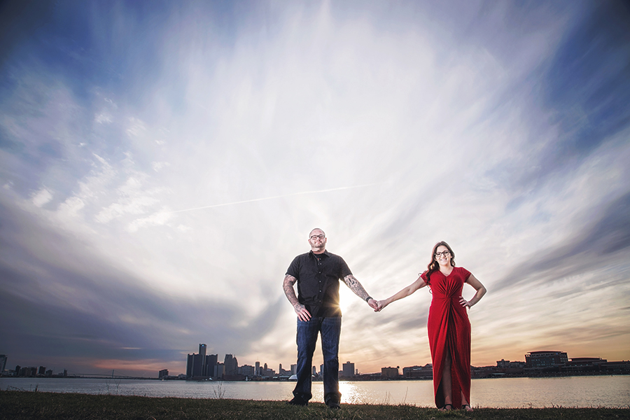 Belle Isle Sunset Point - Detroit Engagement Sessions