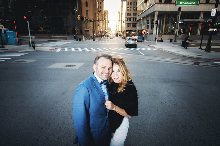 The streets of Detroit are perfect for your Detroit engagement photos!